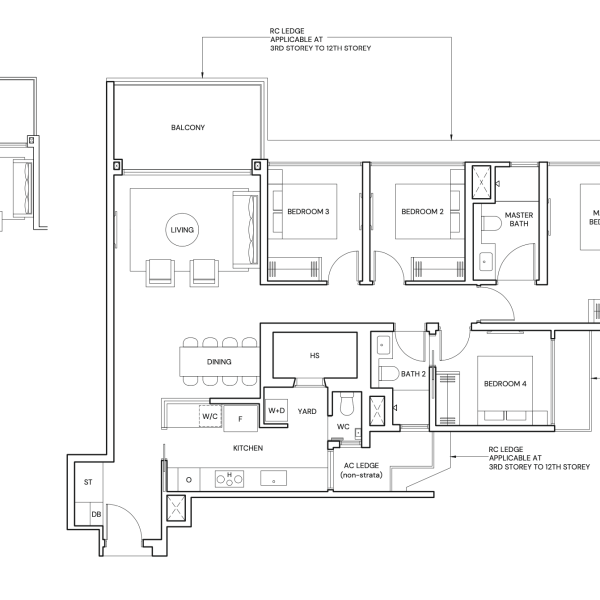 4 Bedrooms 4 Bedrooms